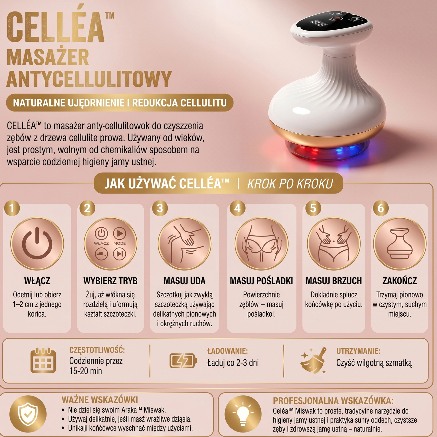 CELLÉA™ - Masażer AntyCelulitowy